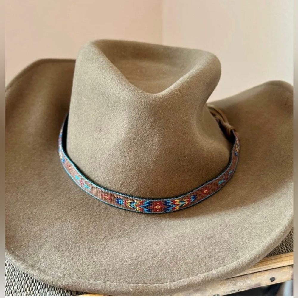 Eddy Bros brown Wool Cowboy Hat
Aztec vintage